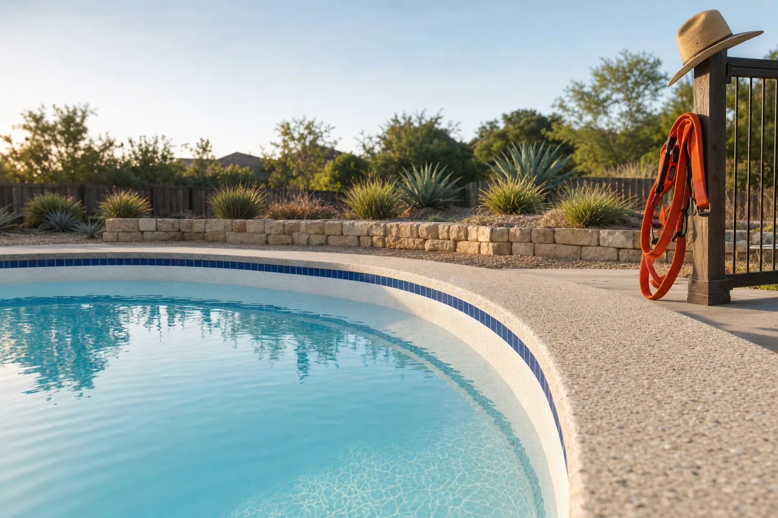 Concrete Pool Resurfacing - Swimming pool contractor service - Lewisville, Texas